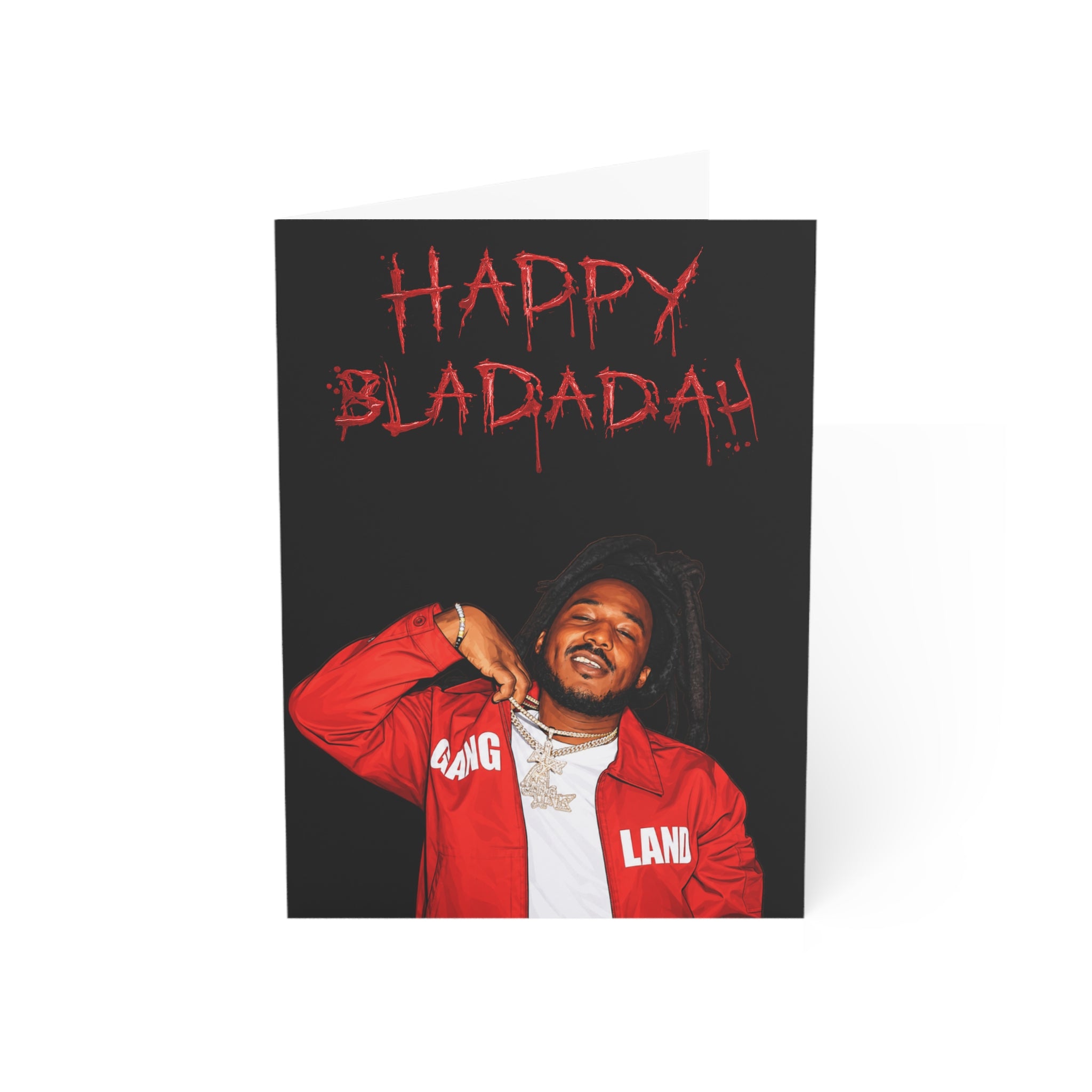 "Happy Bladadah” - MOZZY Birthday Card