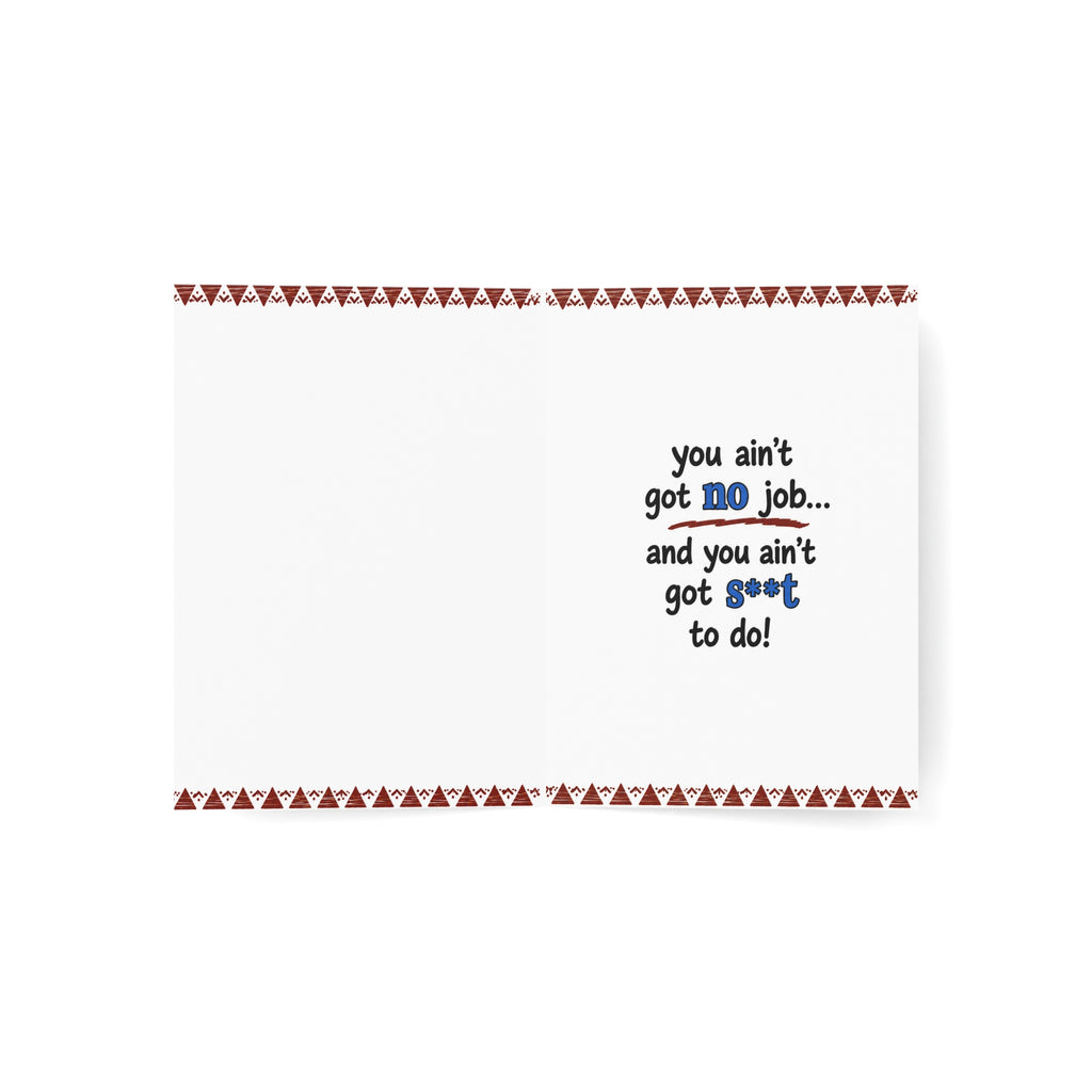 Friday themed Birthday Card