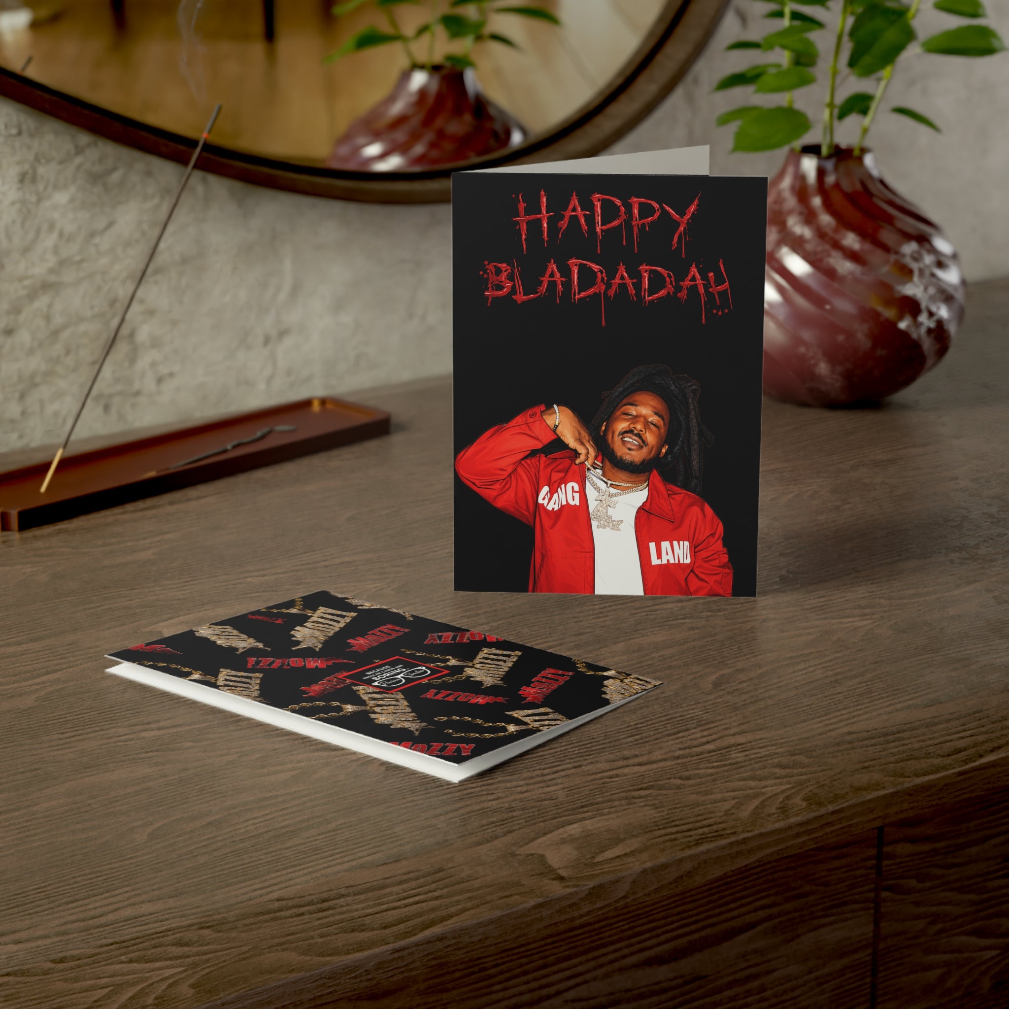 "Happy Bladadah” - MOZZY Birthday Card