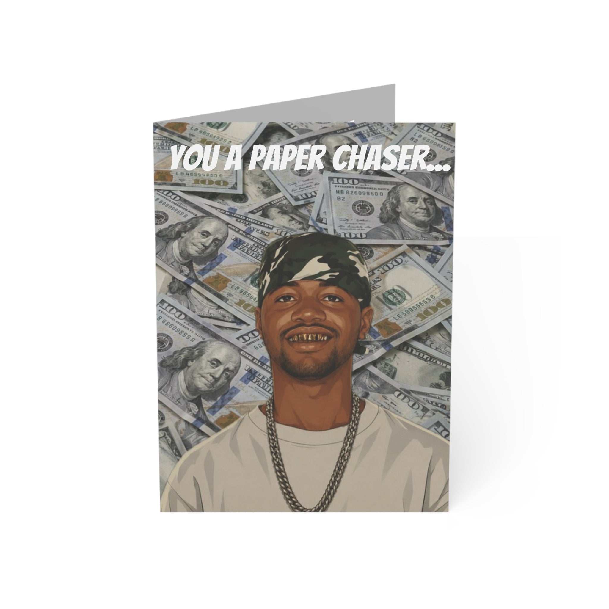 "Paper Chaser" Greeting Card / Affirmation card/ Uplifting Card
