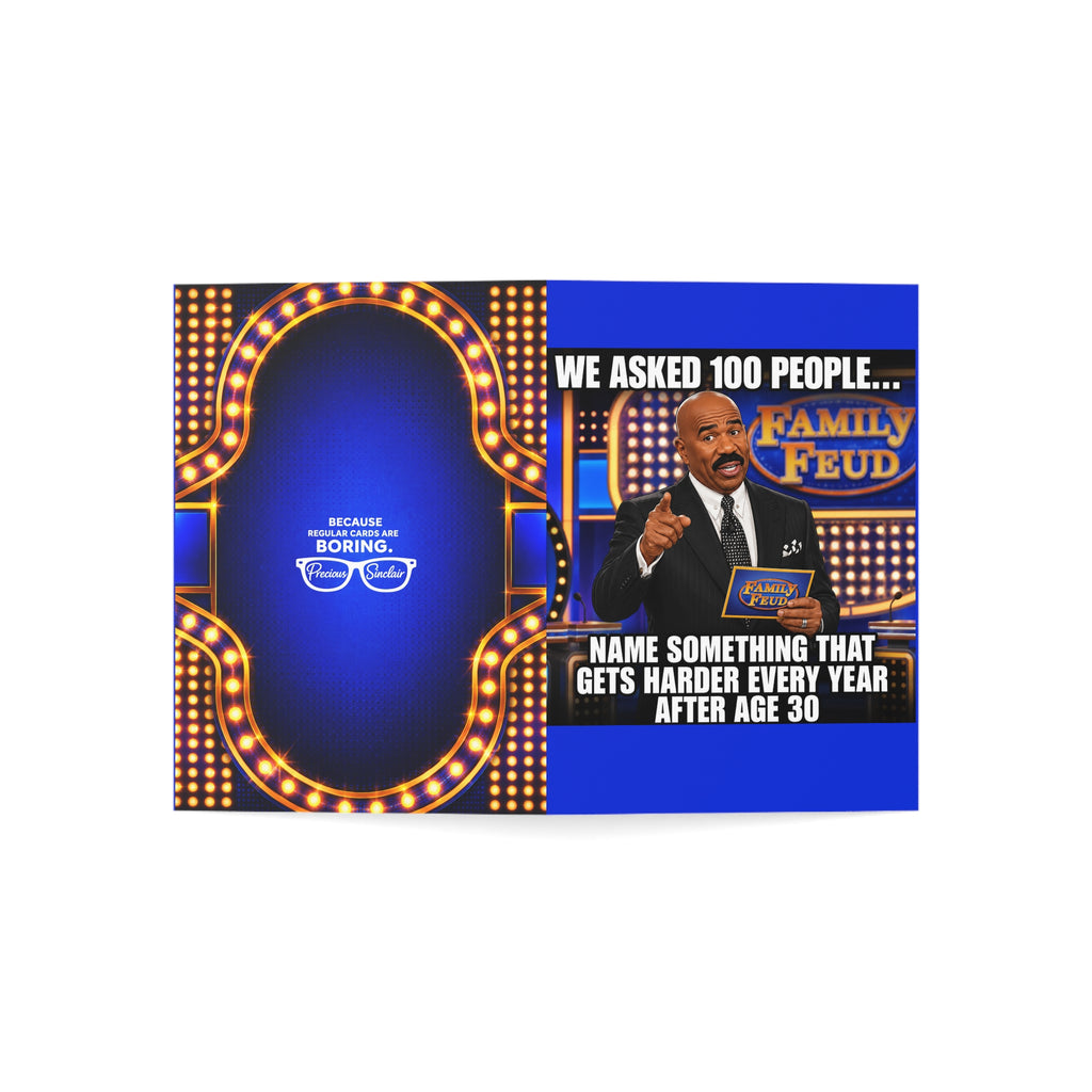 Funny 'Family Feud' Game Show Meme Birthday Card