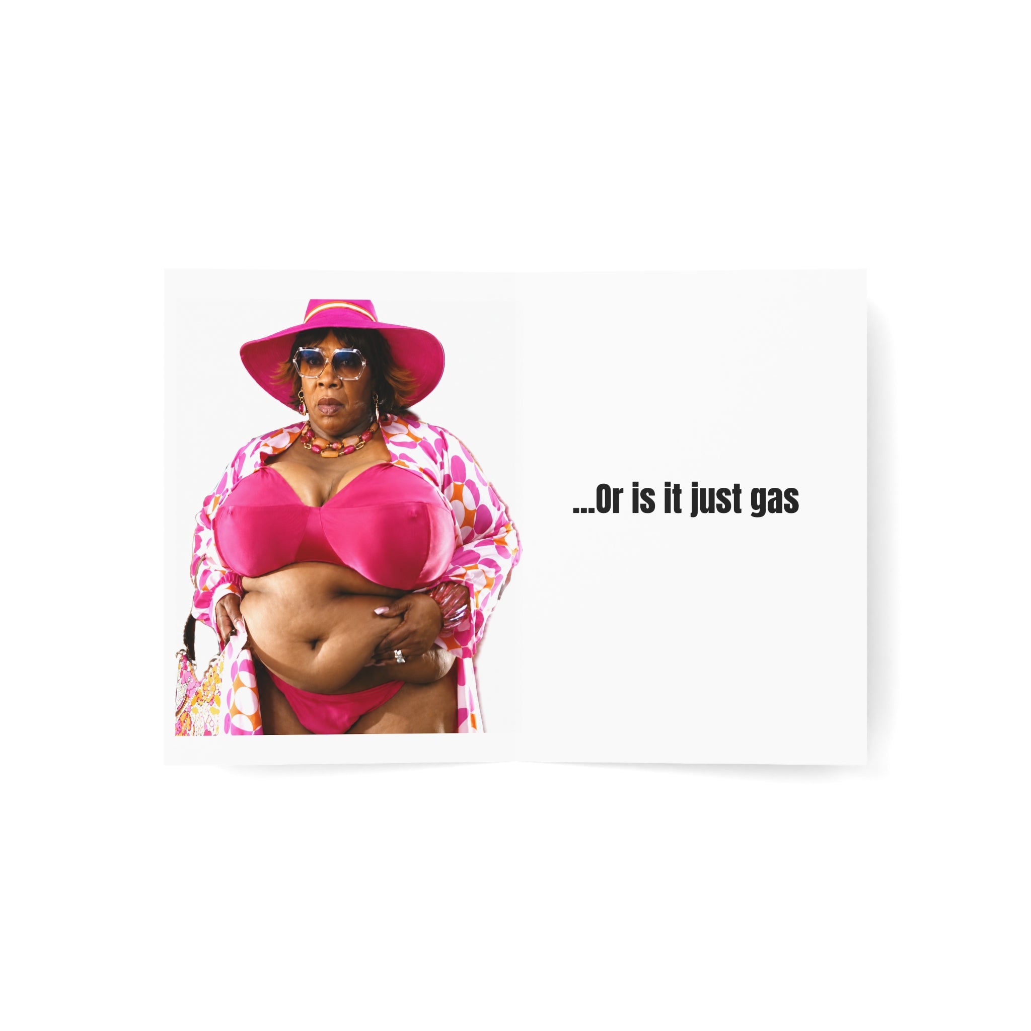 Funny Pregnancy Card — "I Heard You're With Child" (Baby shower/ Congratulations... etc)
