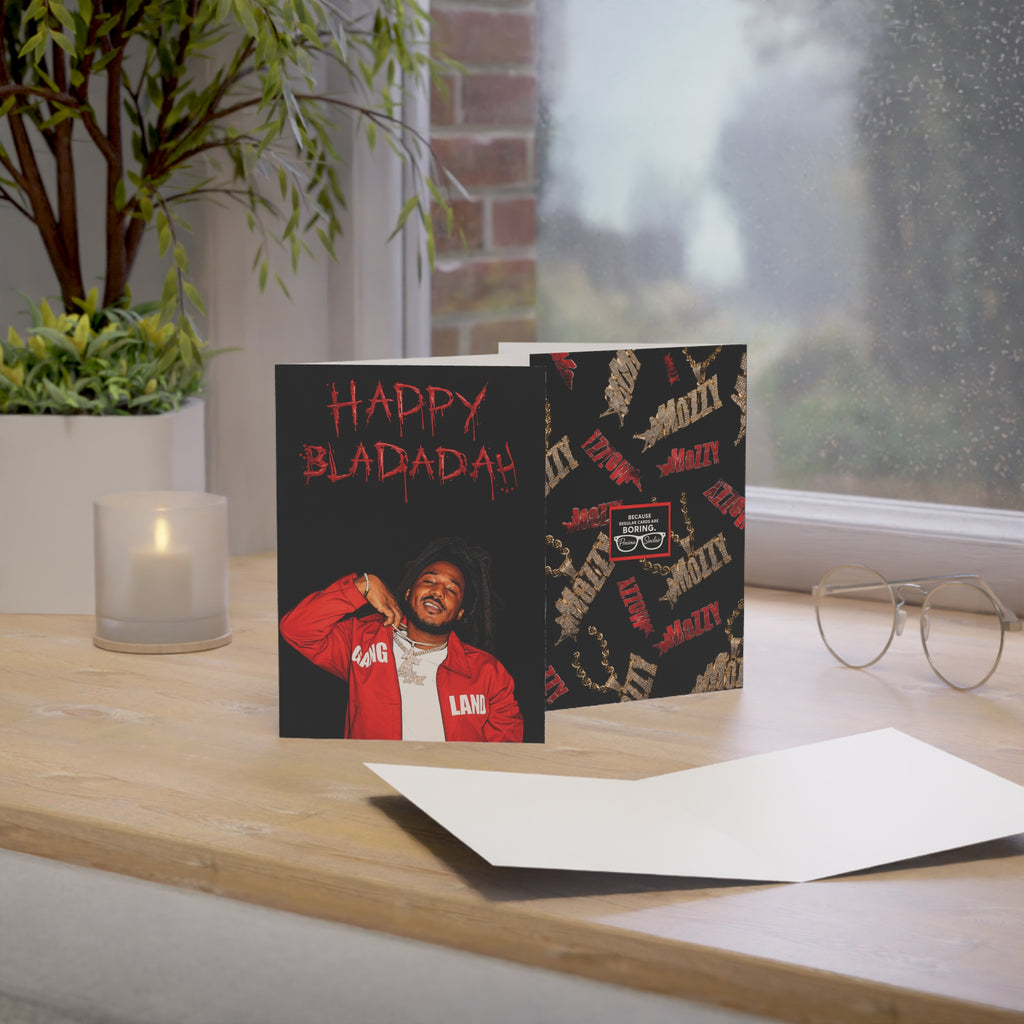 "Happy Bladadah” - MOZZY Birthday Card