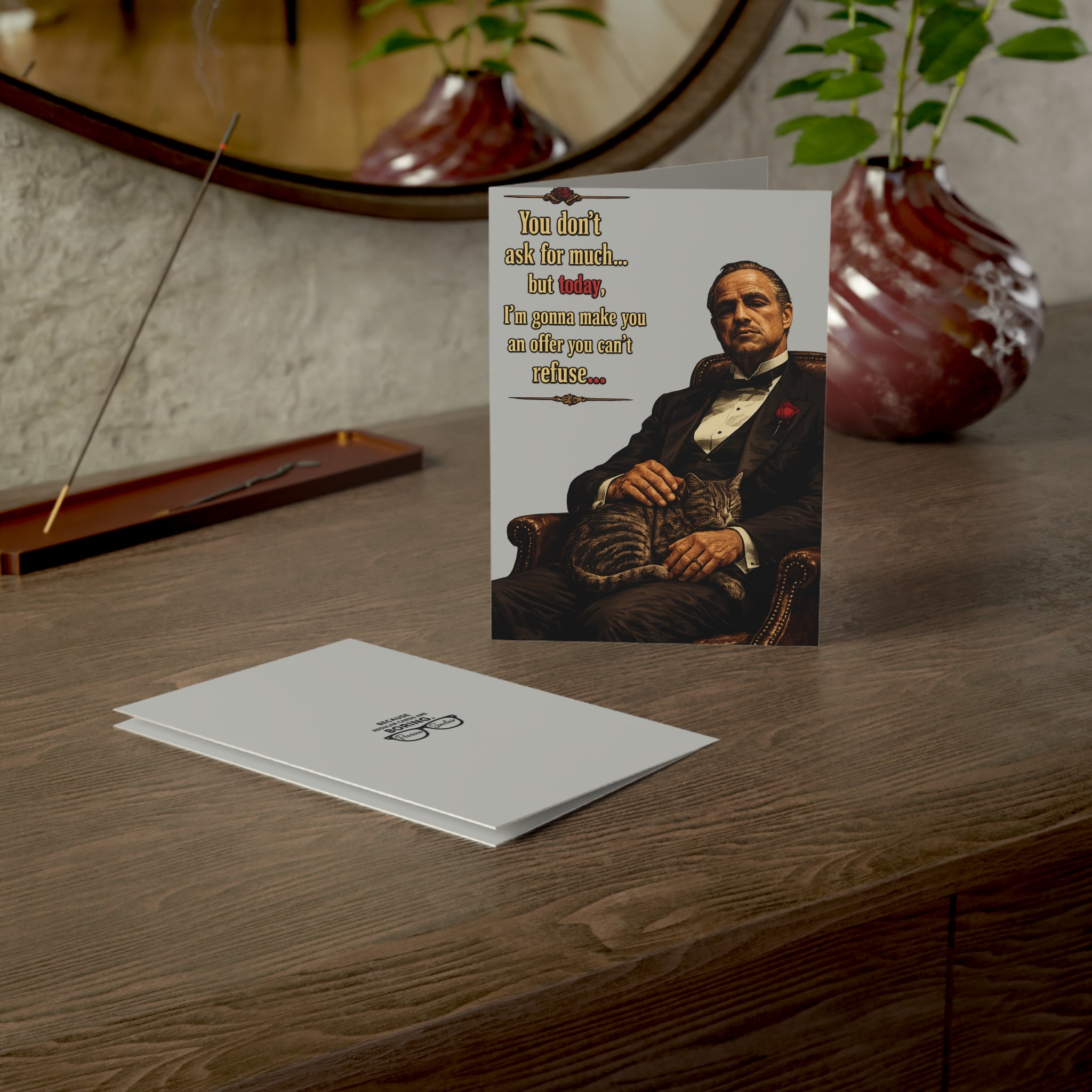 Godfather Inspired Anniversary Card