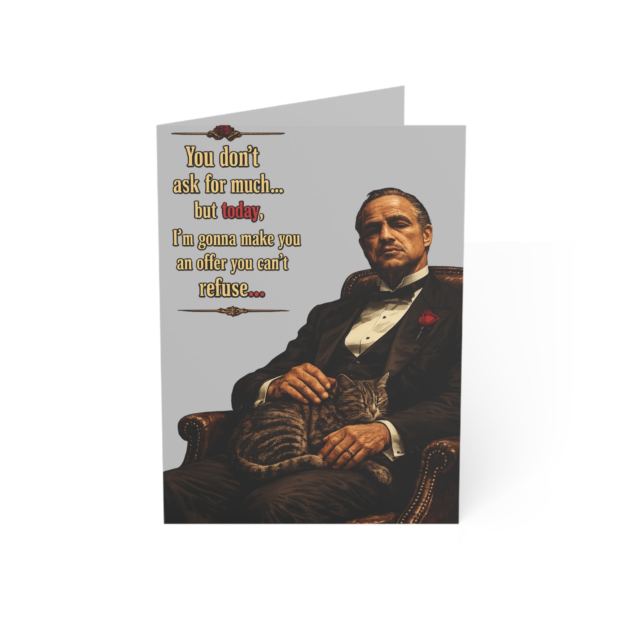 Godfather Inspired Anniversary Card