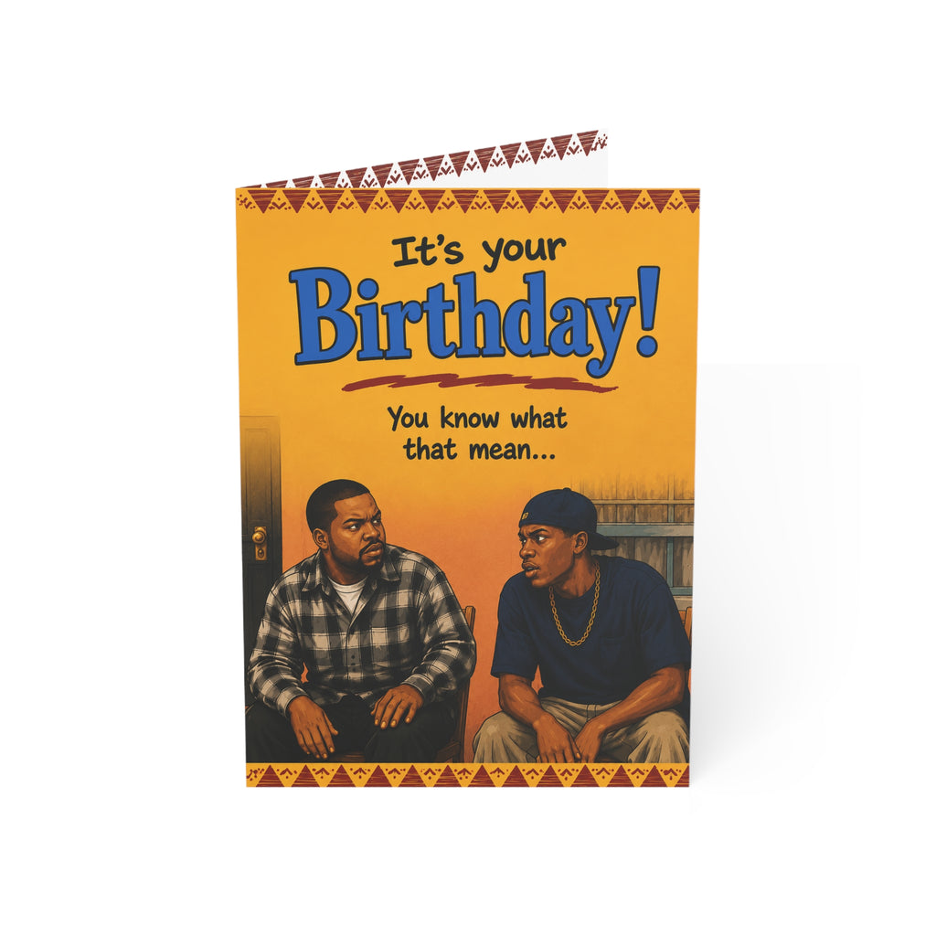 Friday themed Birthday Card