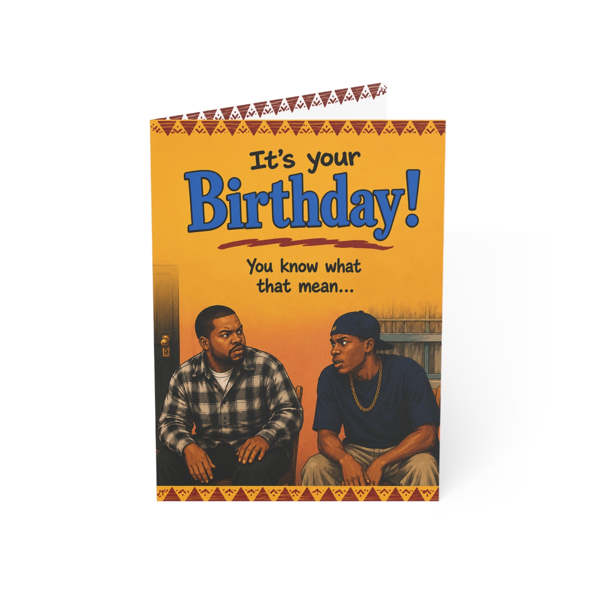 Friday themed Birthday Card