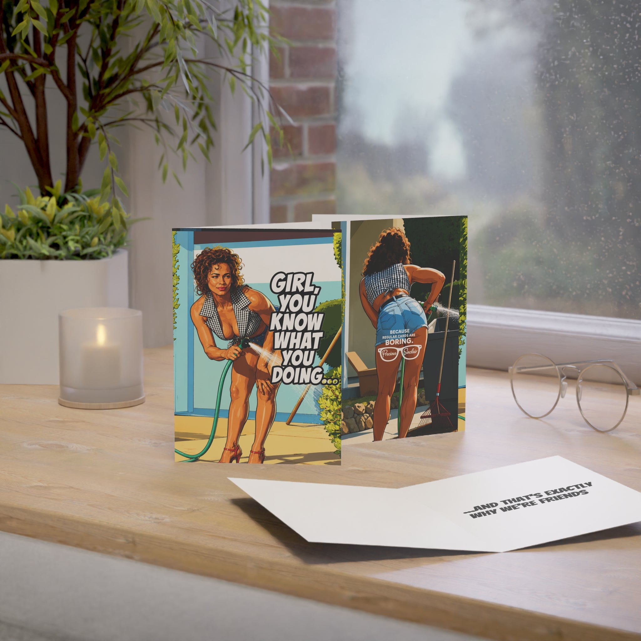 Greeting Card — "Girl, You Know What You Doing”