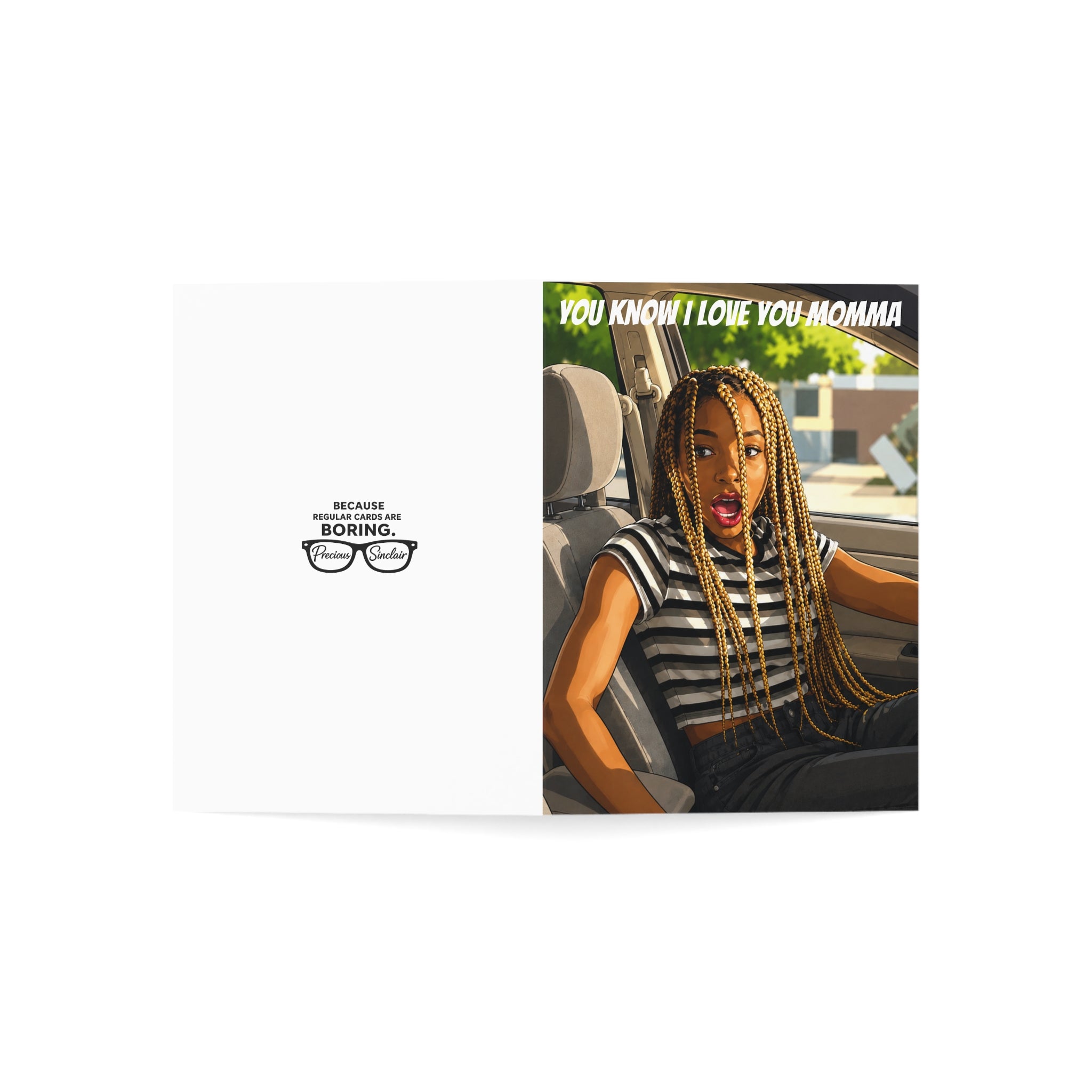 Mothers Day Card/ Birthday (BLANK INSIDE)