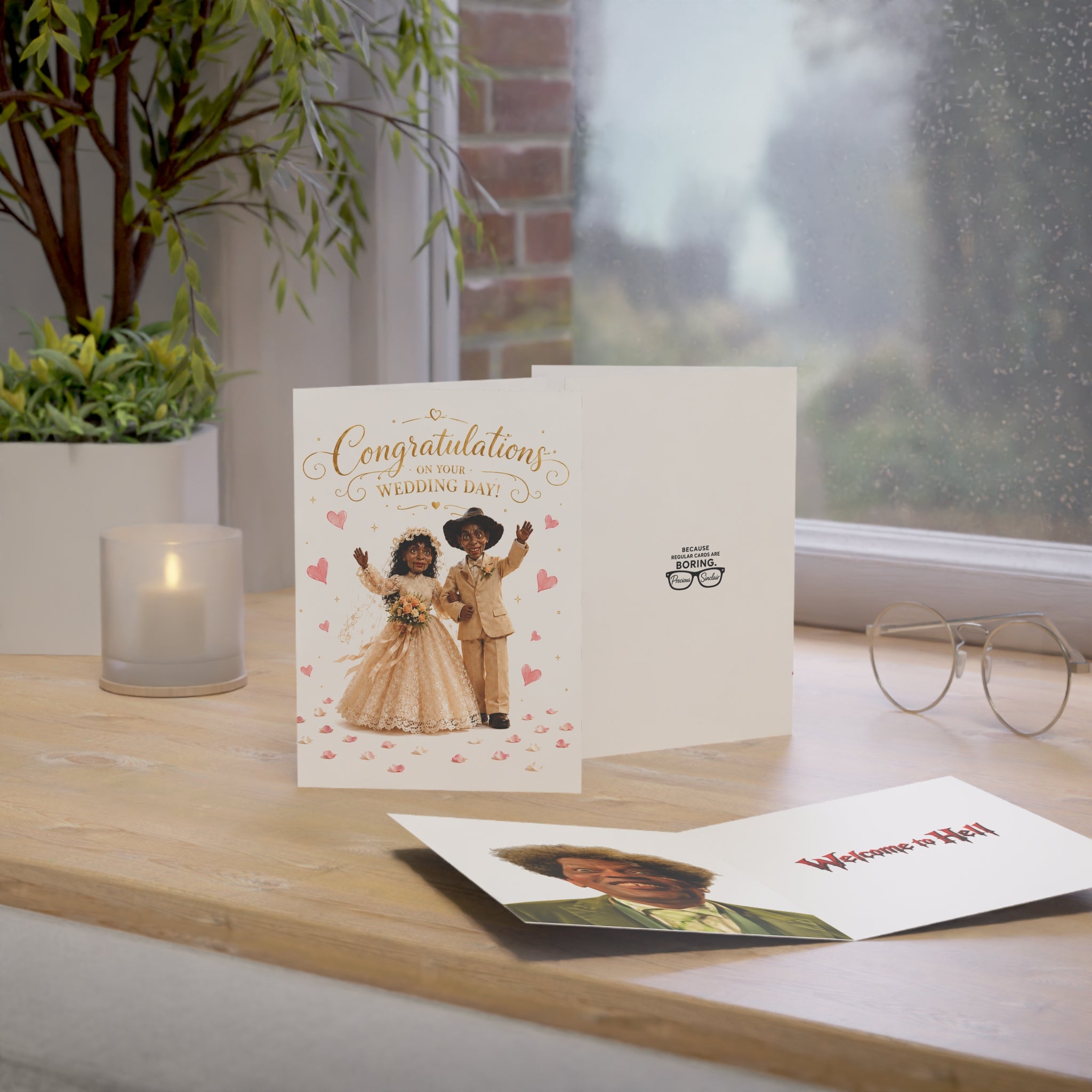 Wedding Congratulations Card — Welcome to Hell