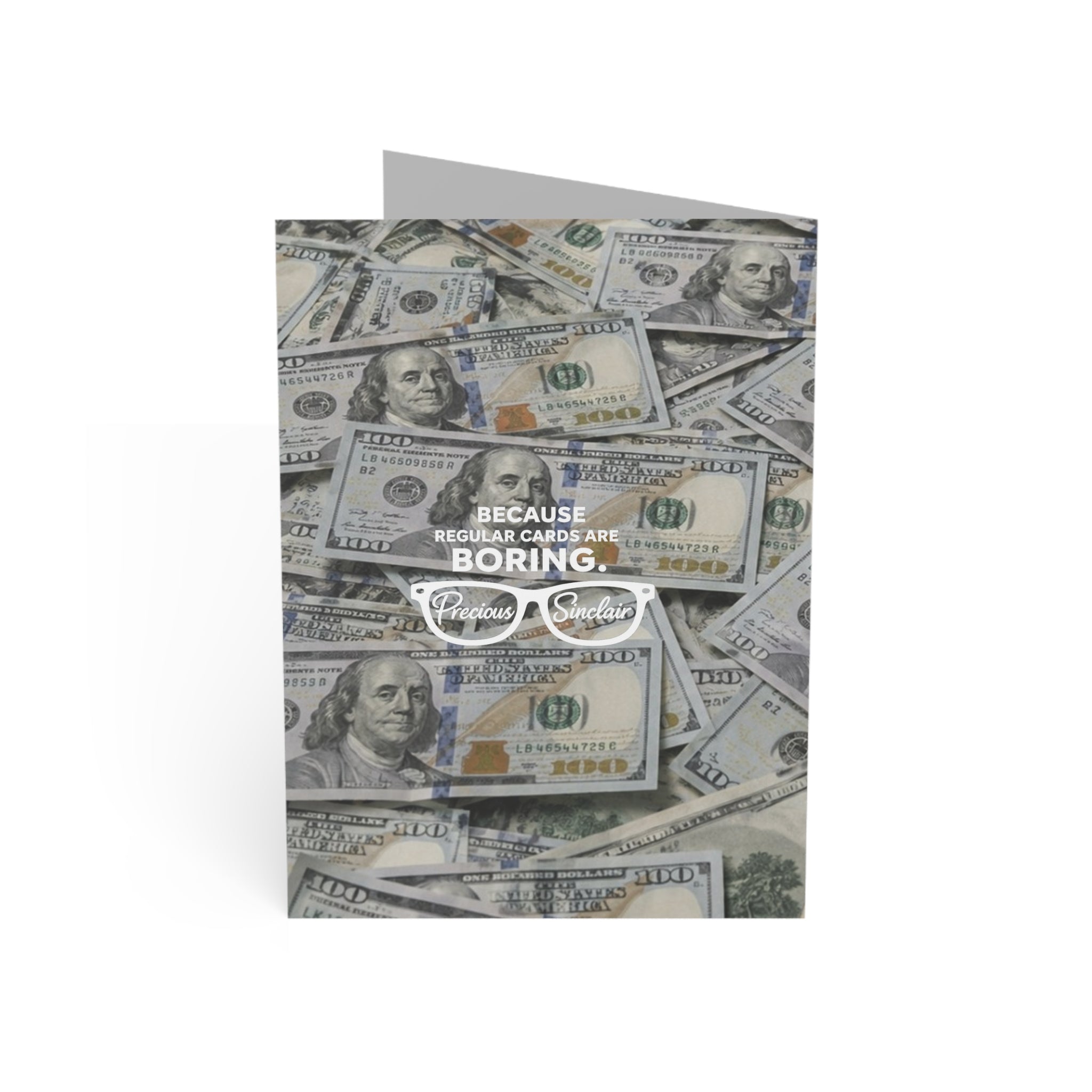 "Paper Chaser" Greeting Card / Affirmation card/ Uplifting Card