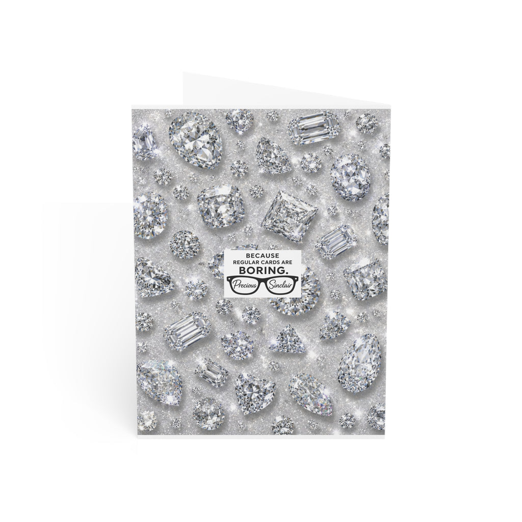 Diamond-  Rihanna inspired card (Blank Interior)