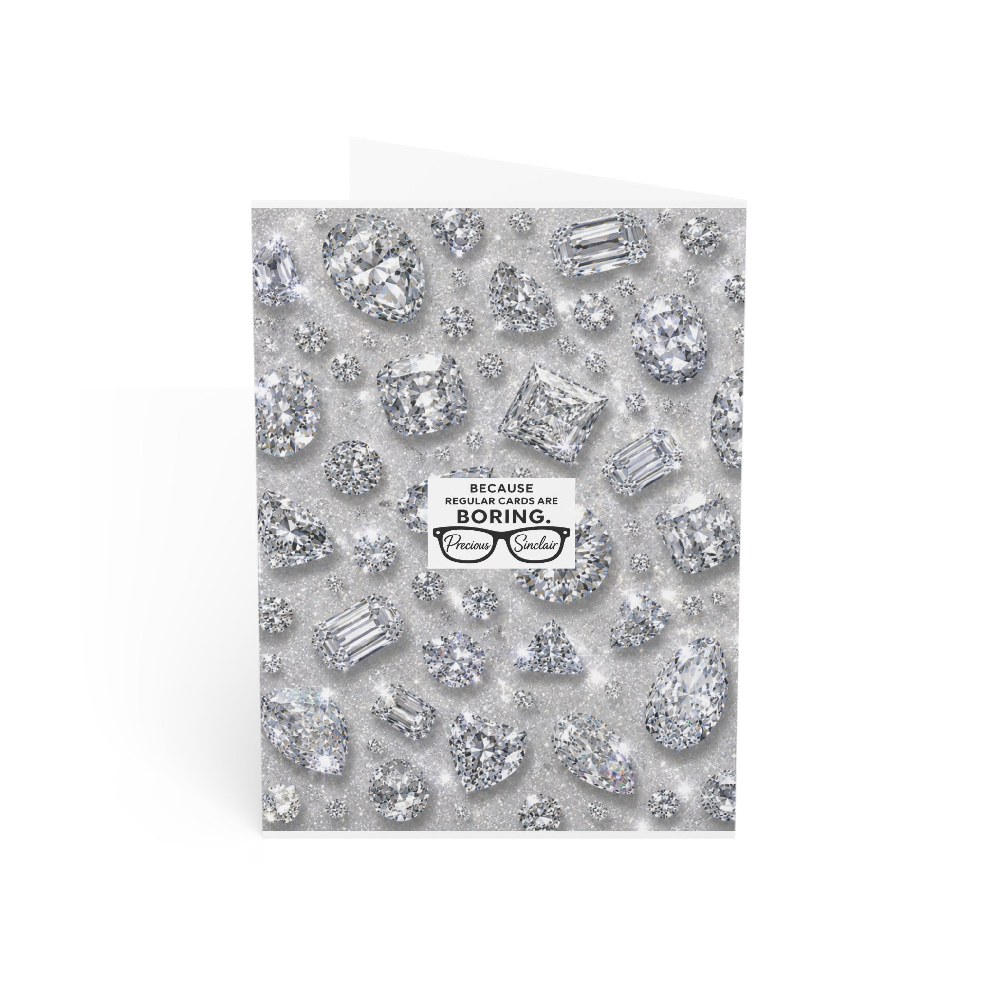 Diamond-  Rihanna inspired card (Blank Interior)