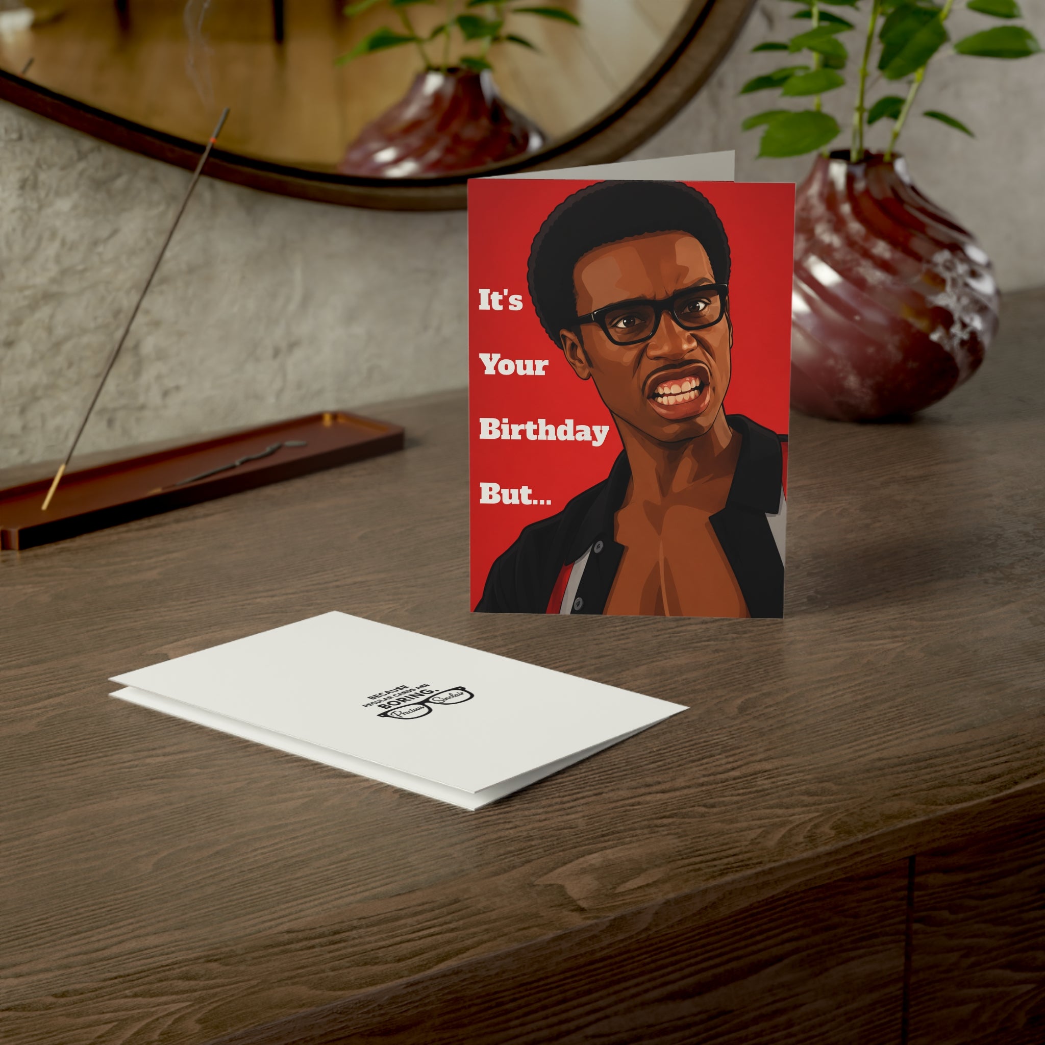 Birthday Card — 'It's Your Birthday But... Temptations inspired card