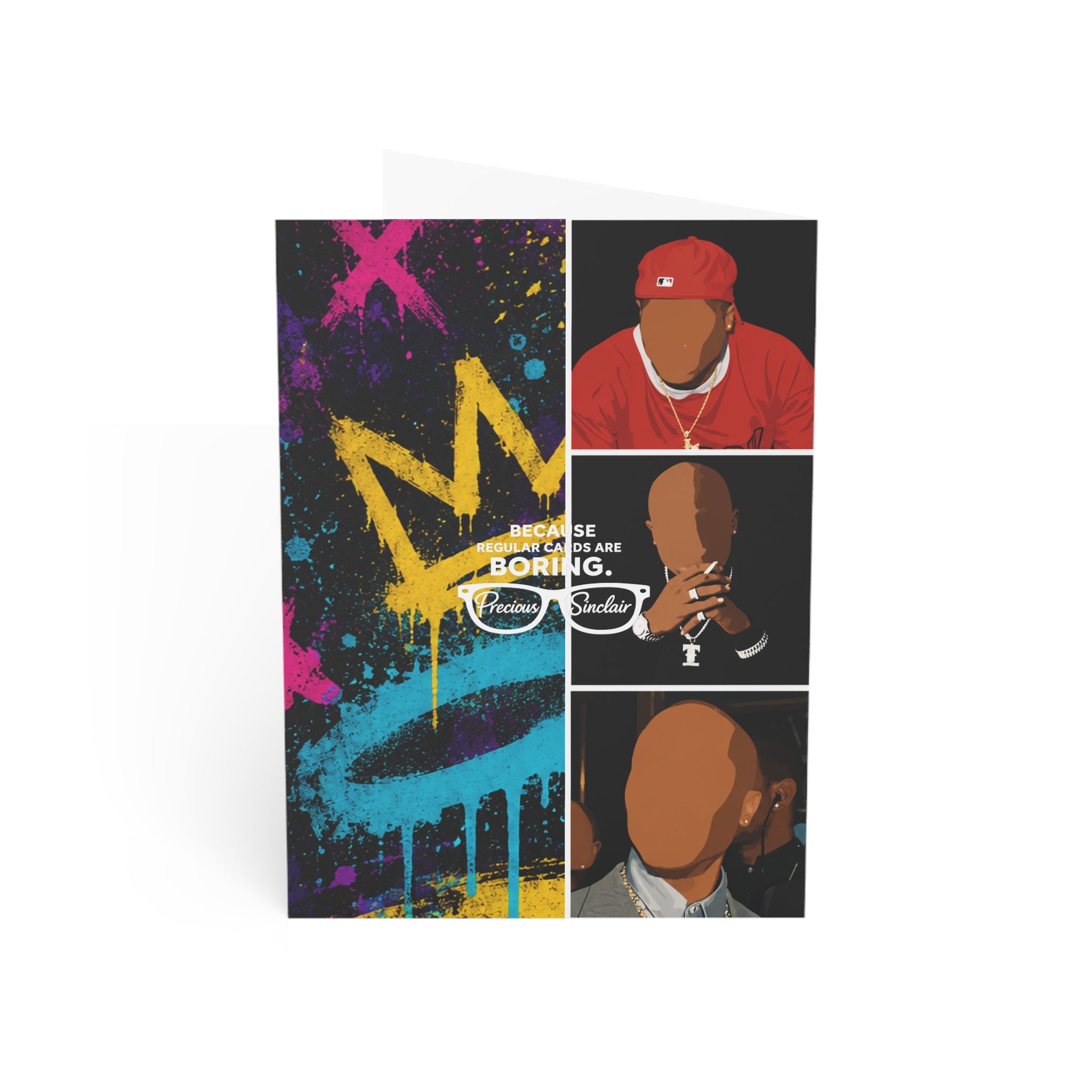 Greeting Card — "All Eyez On You" (blank INTERIOR)