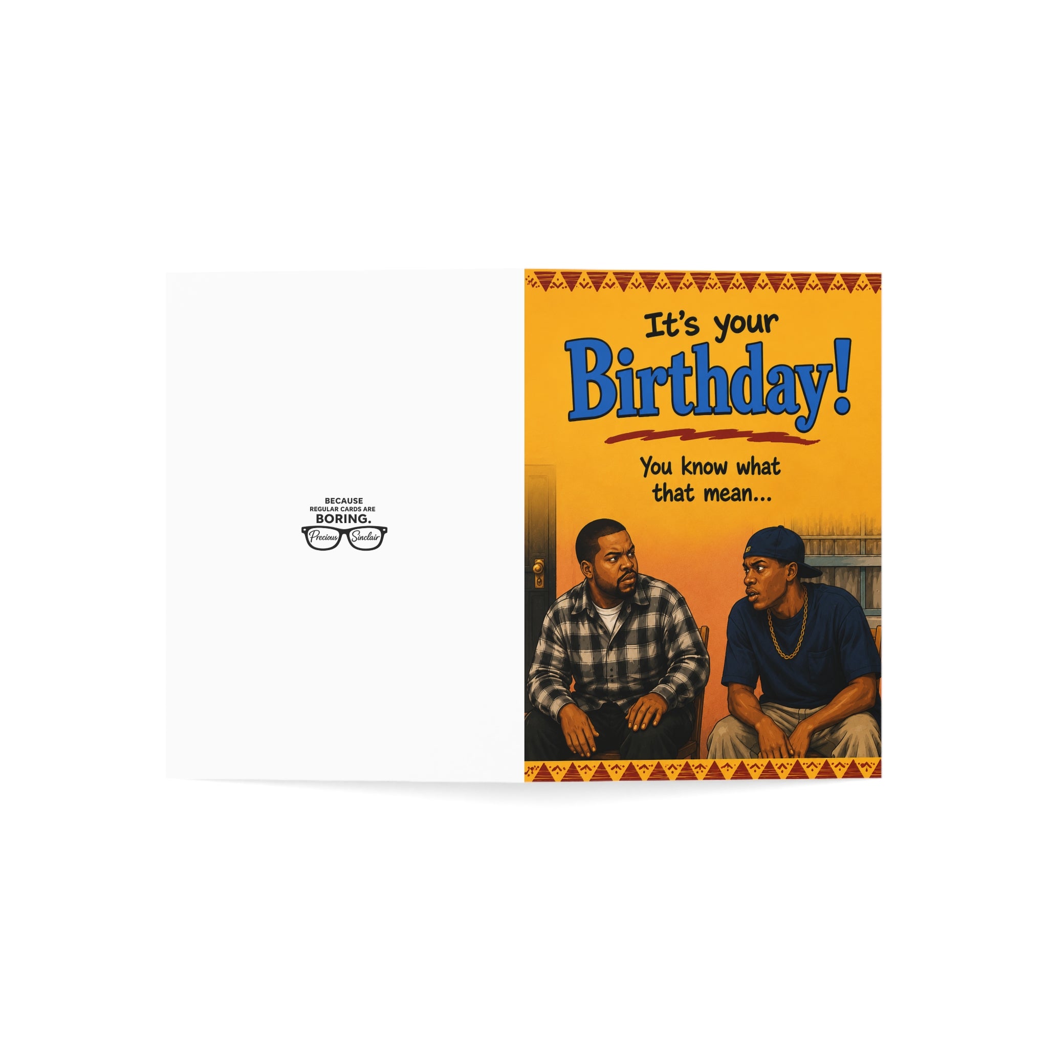 Friday themed Birthday Card
