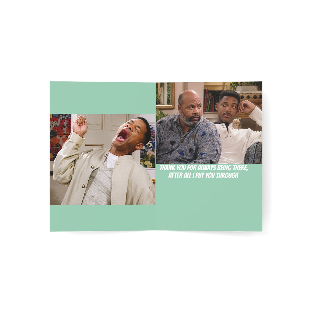 Father's Day/ Birthday card– "For The Only Father I Ever Knew"