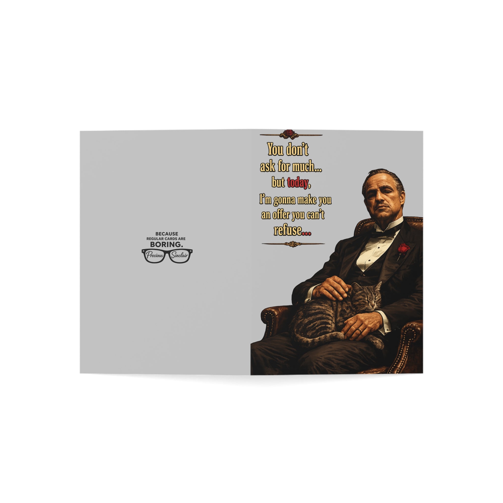 Godfather Inspired Anniversary Card