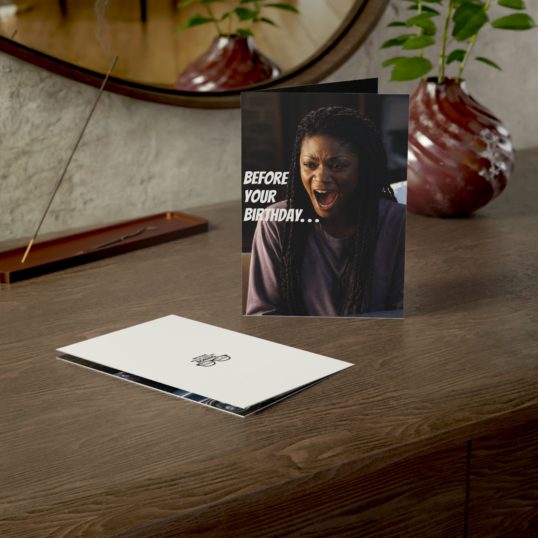 Birthday card- (" Set it off " inspired)